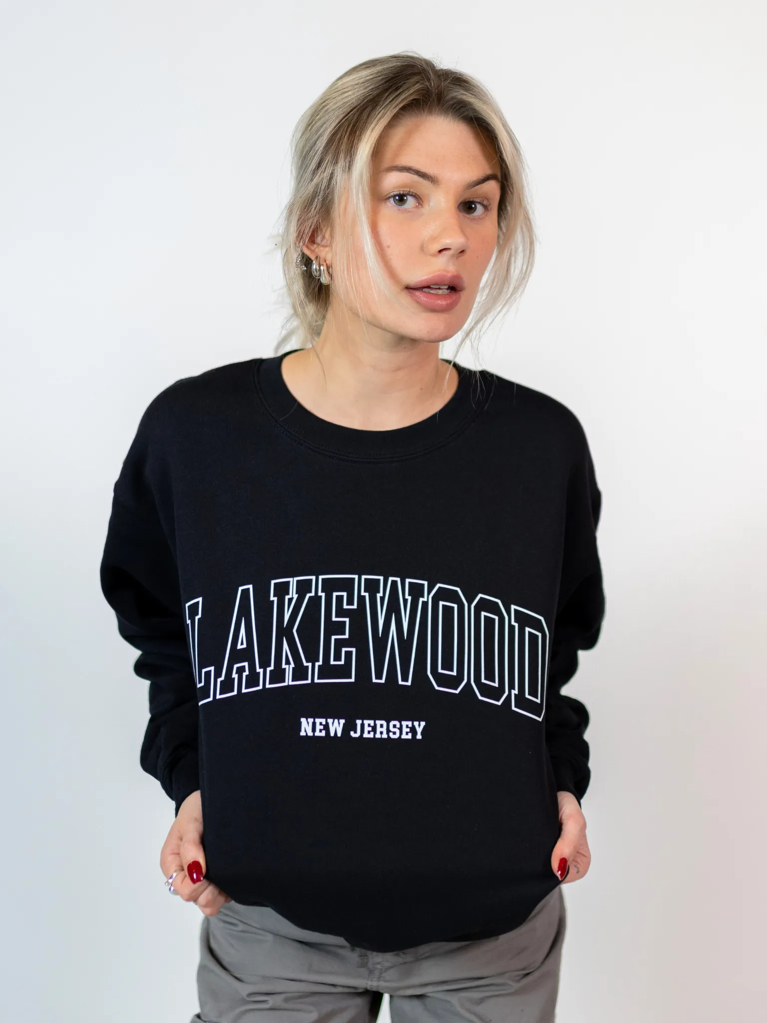 LAKEWOOD SWEAT  - SORT