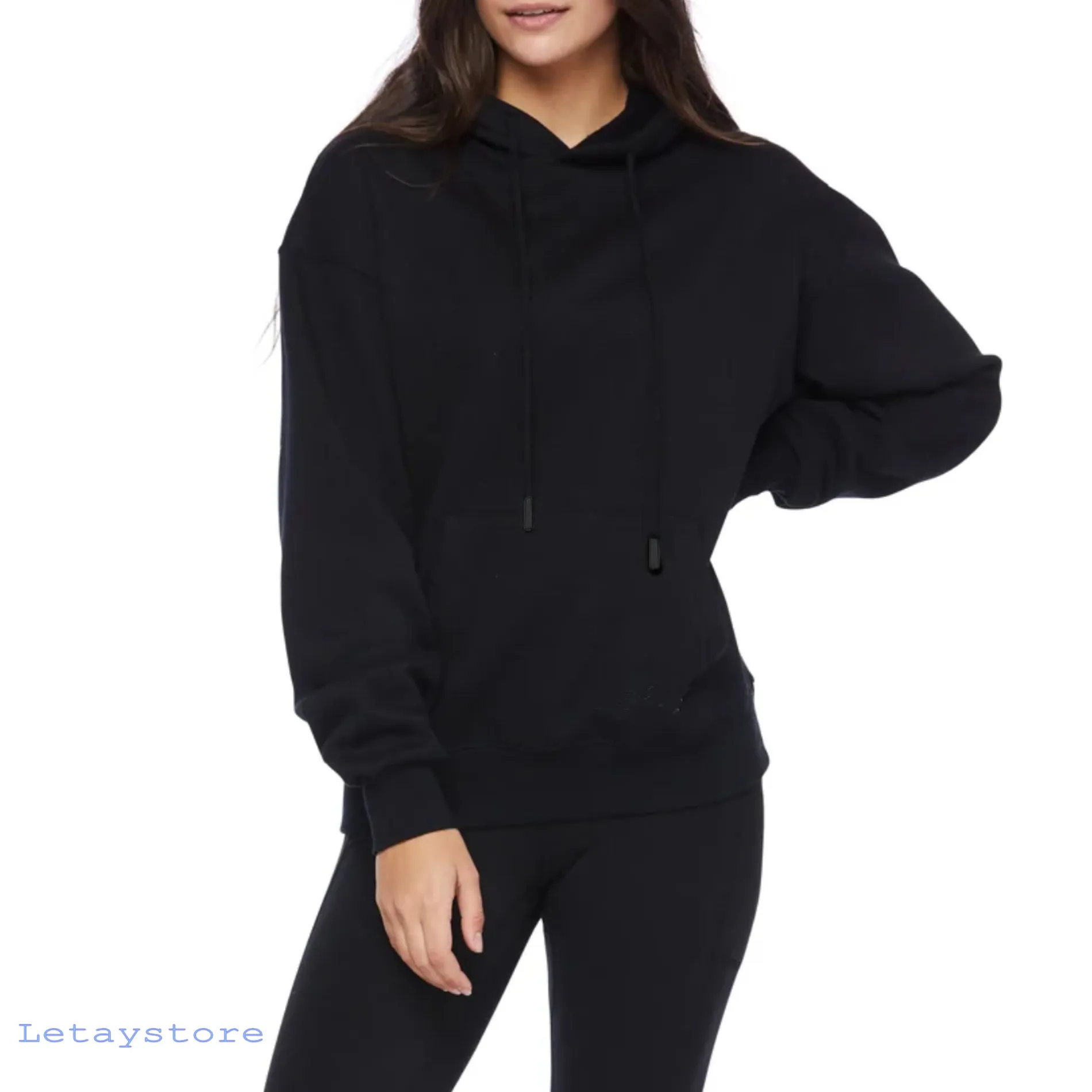 LazyPants Fleece Lined Oversized Boyfriend Sweatshirt Hoodie