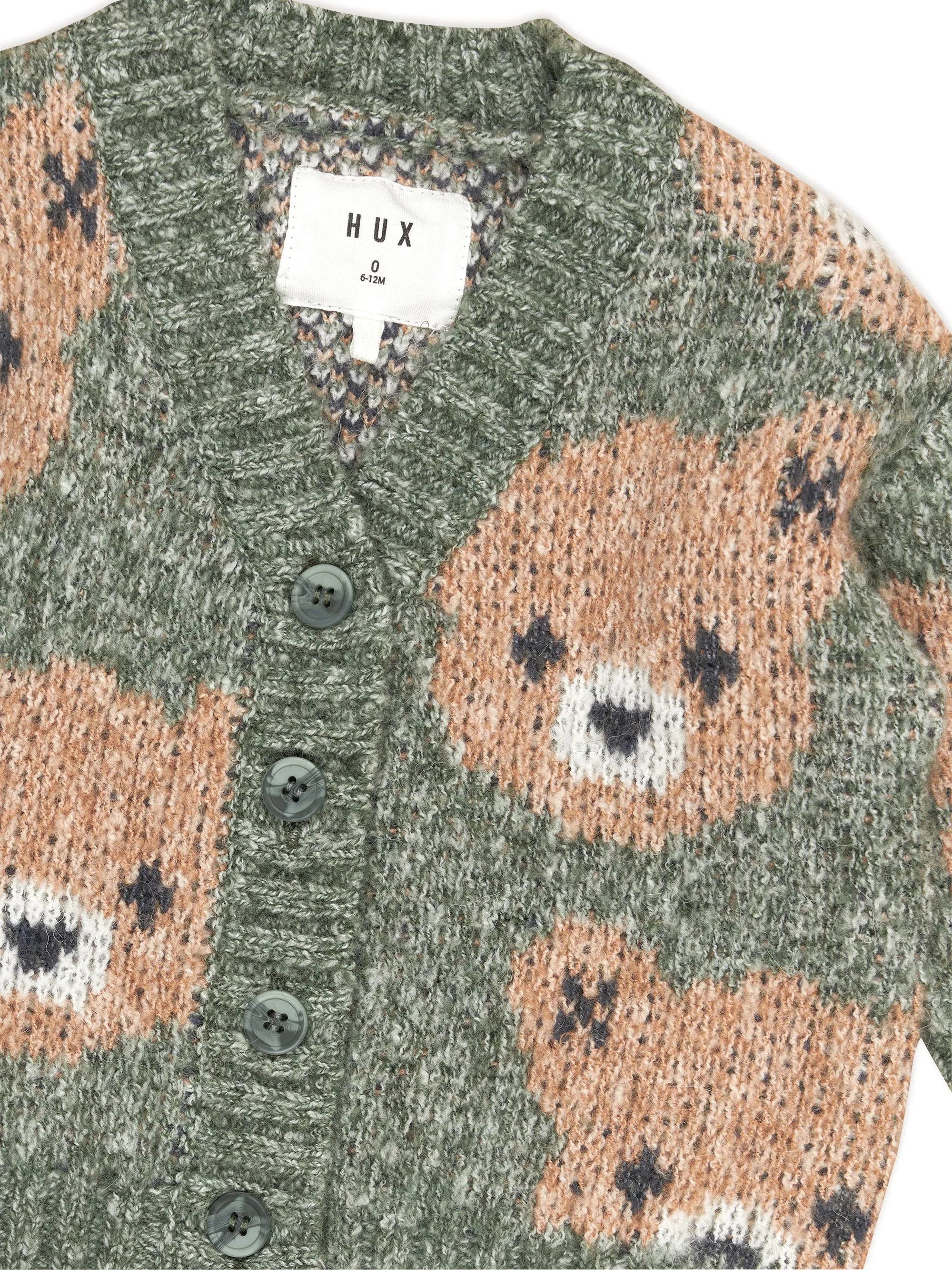 LIGHT SPRUCE HUXBEAR BOXY CARDI