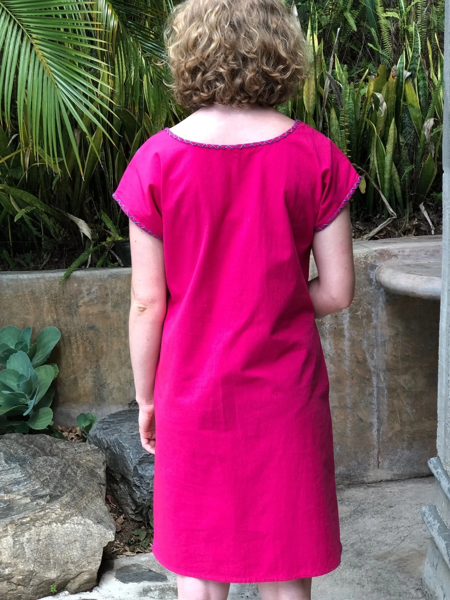 Lilia Fuchsia Fiesta Dress