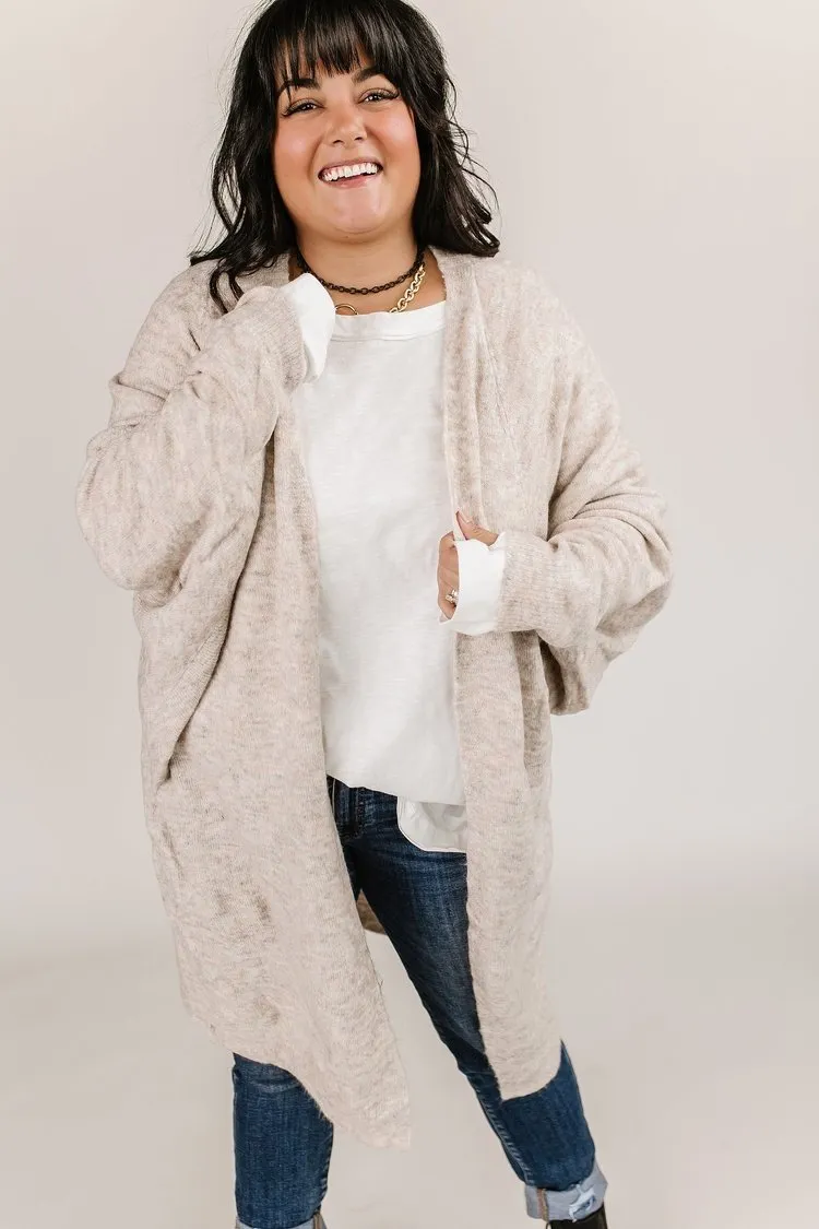 Lucy Cozy Cardigan - Beige