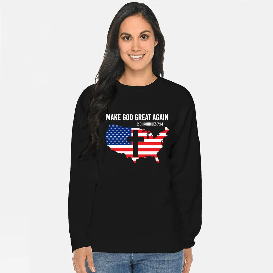 Make God Great Again Crewneck Sweatshirt