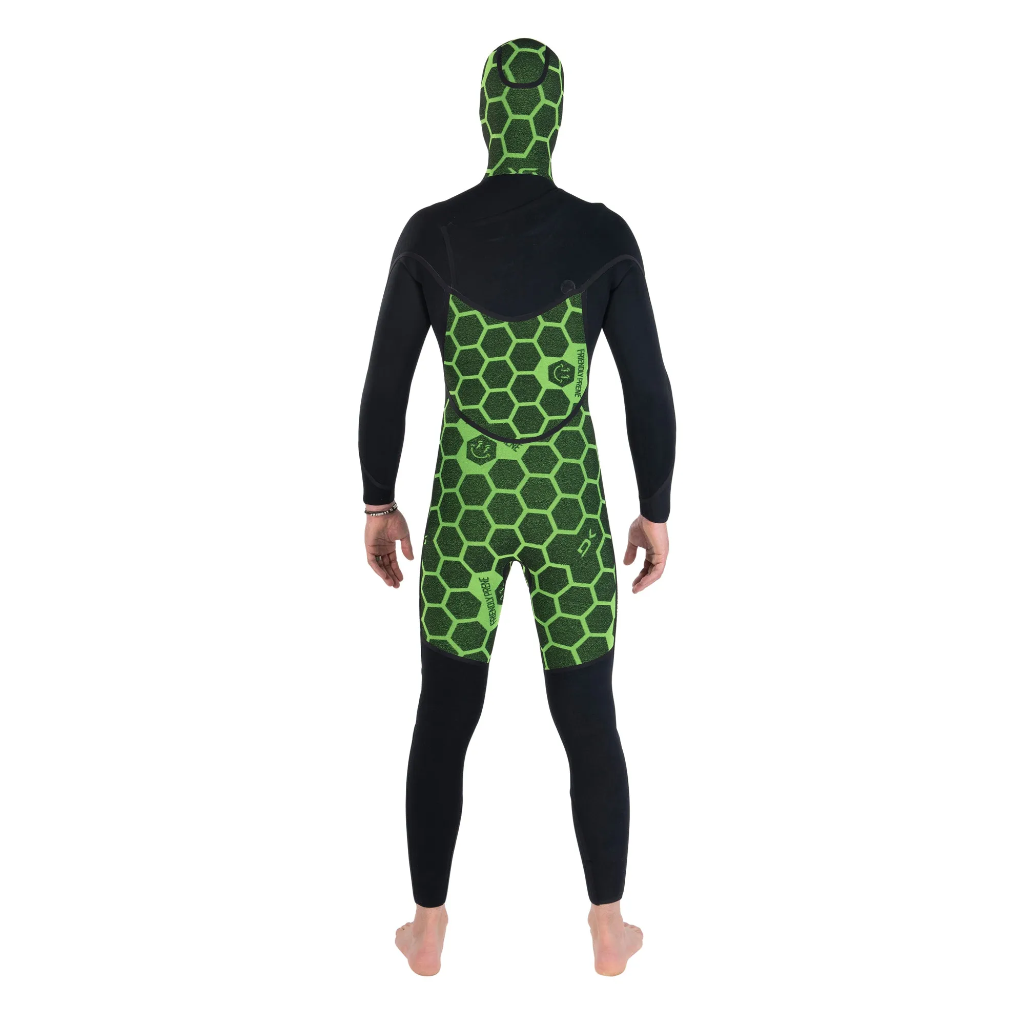 Malama Zip Free Hooded Wetsuit 4/3mm - Men's