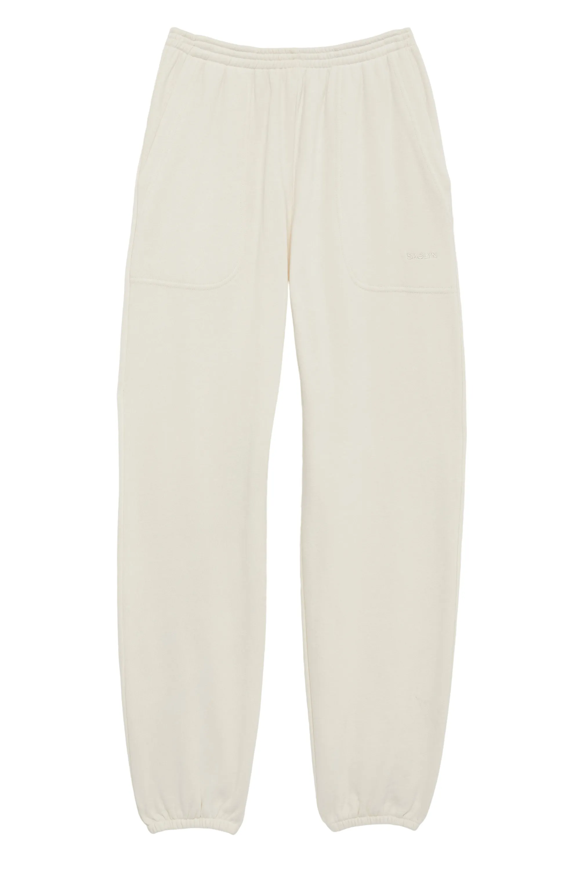 MASON LOW RISE RELAXED SWEATPANT W/ POCKETS| GARDENIA