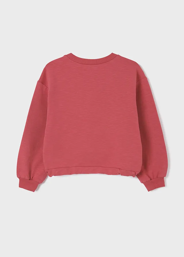 Mayoral 6418 037 - Pink Sweatshirt