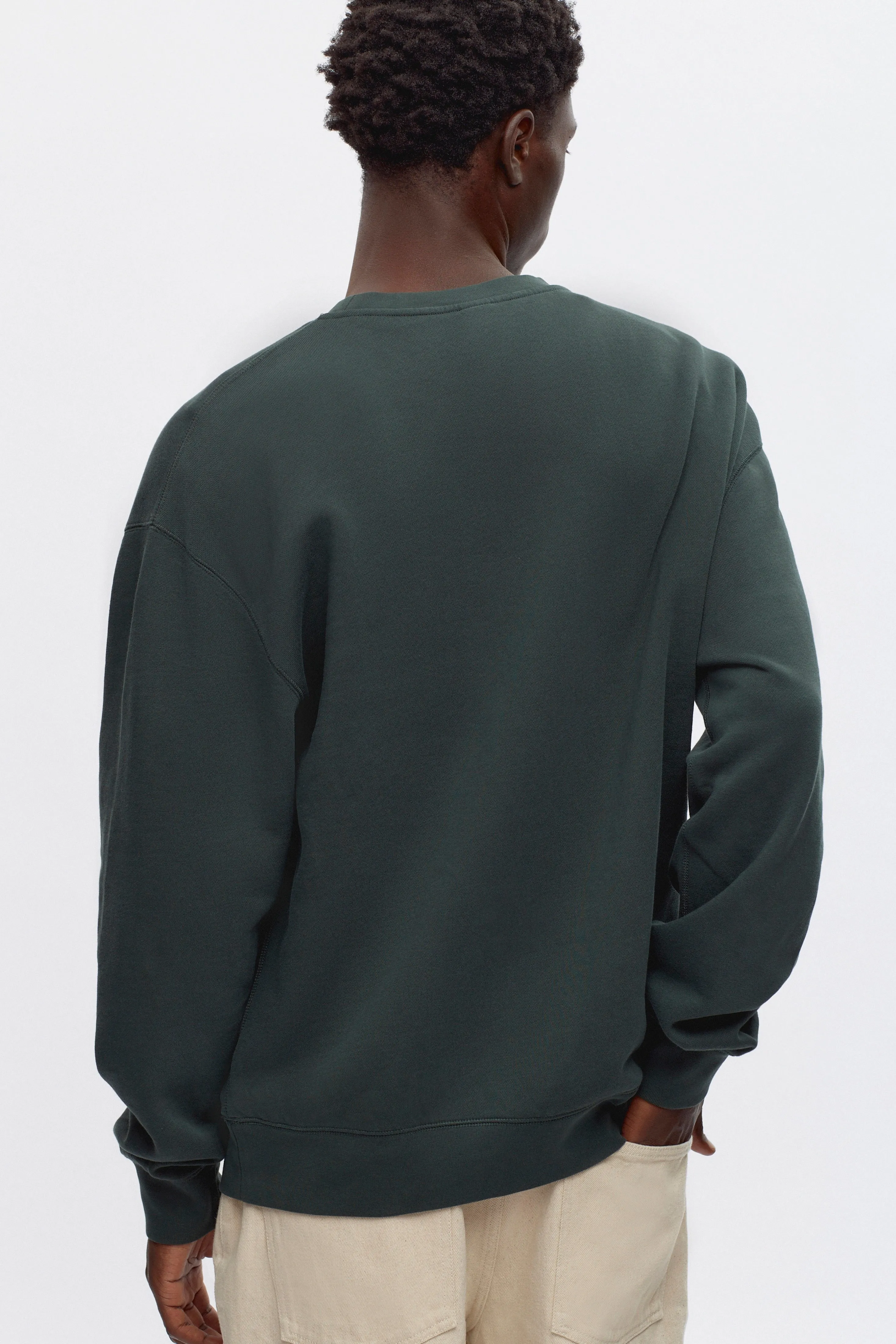 Men's Essential Sweatshirt in Racing Green