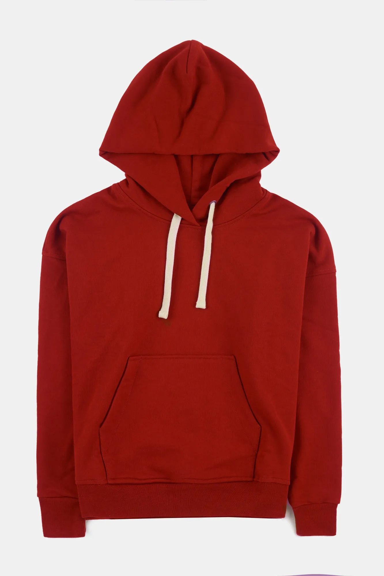 Men's Hooded Sweatshirt - Crimson