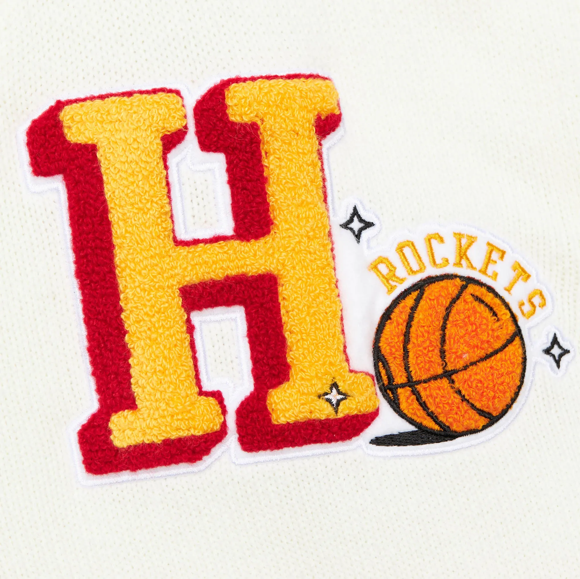 Men's Houston Rockets Mitchell & Ness HWC Sswagger Cardigan Sweatshirt