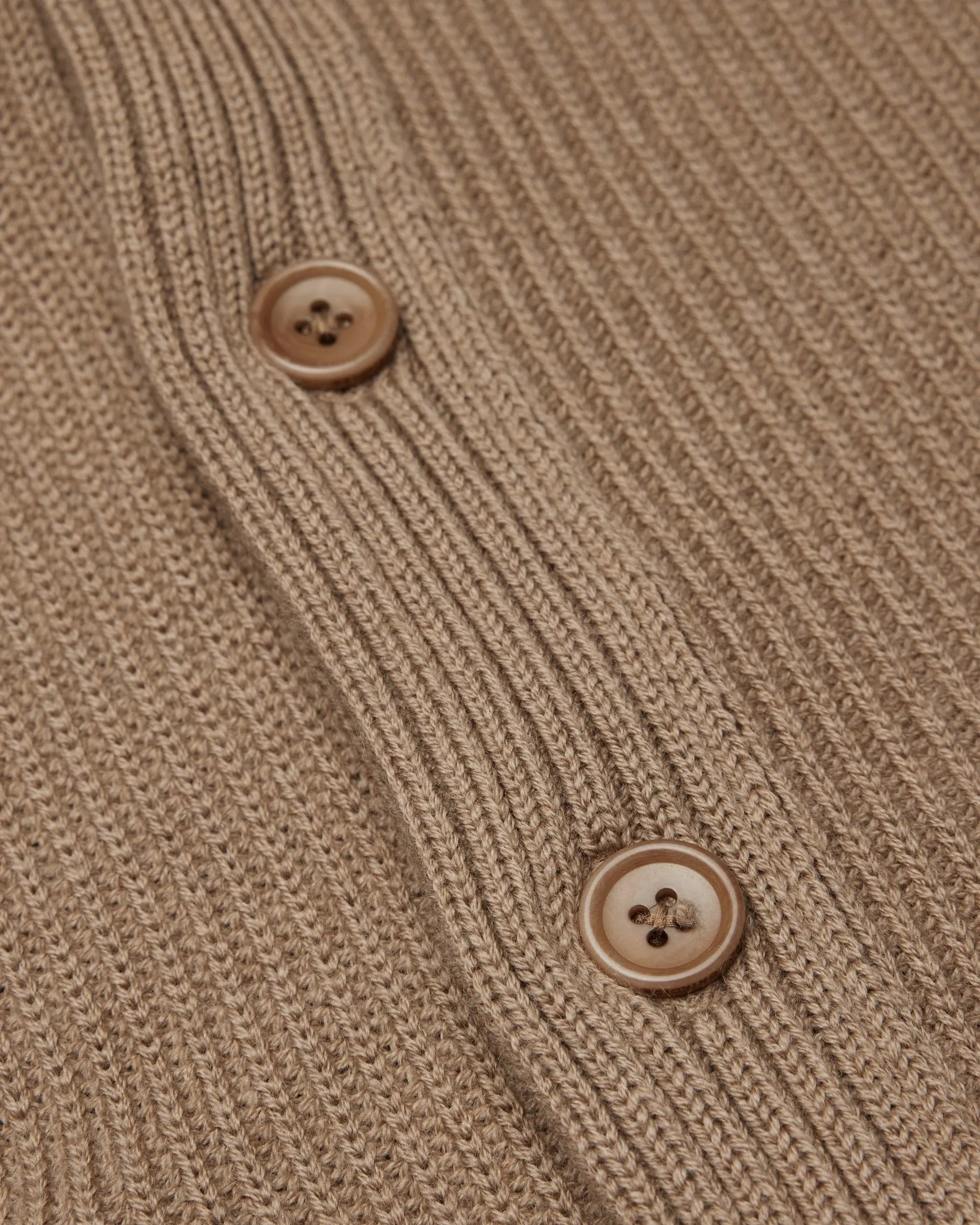 Merino Rib Vinnie Shawl Cardigan