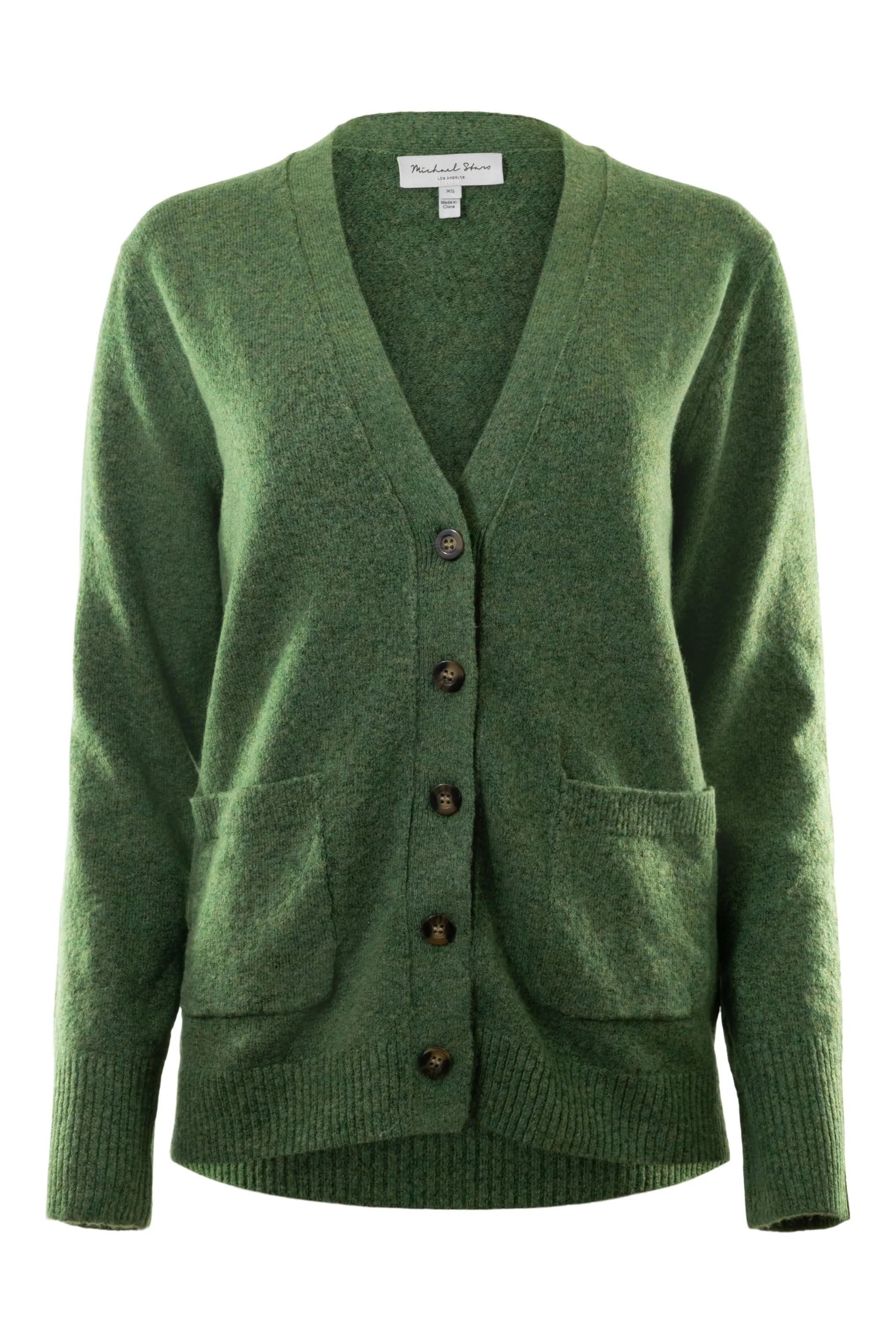 Michael Stars Mariko Cardigan Sweater in Spruce