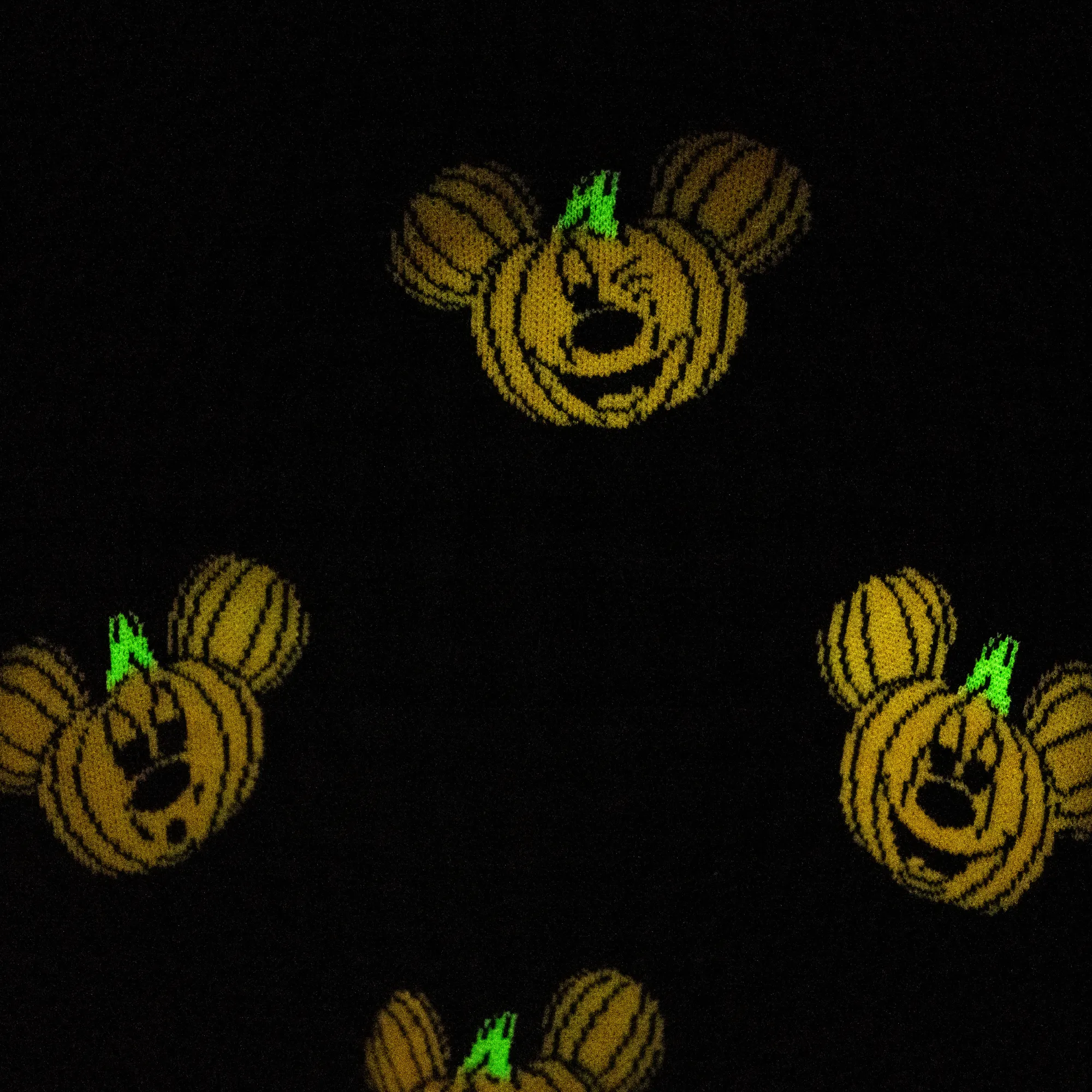 Mickey Glow in the Dark Pumpkin Cardigan