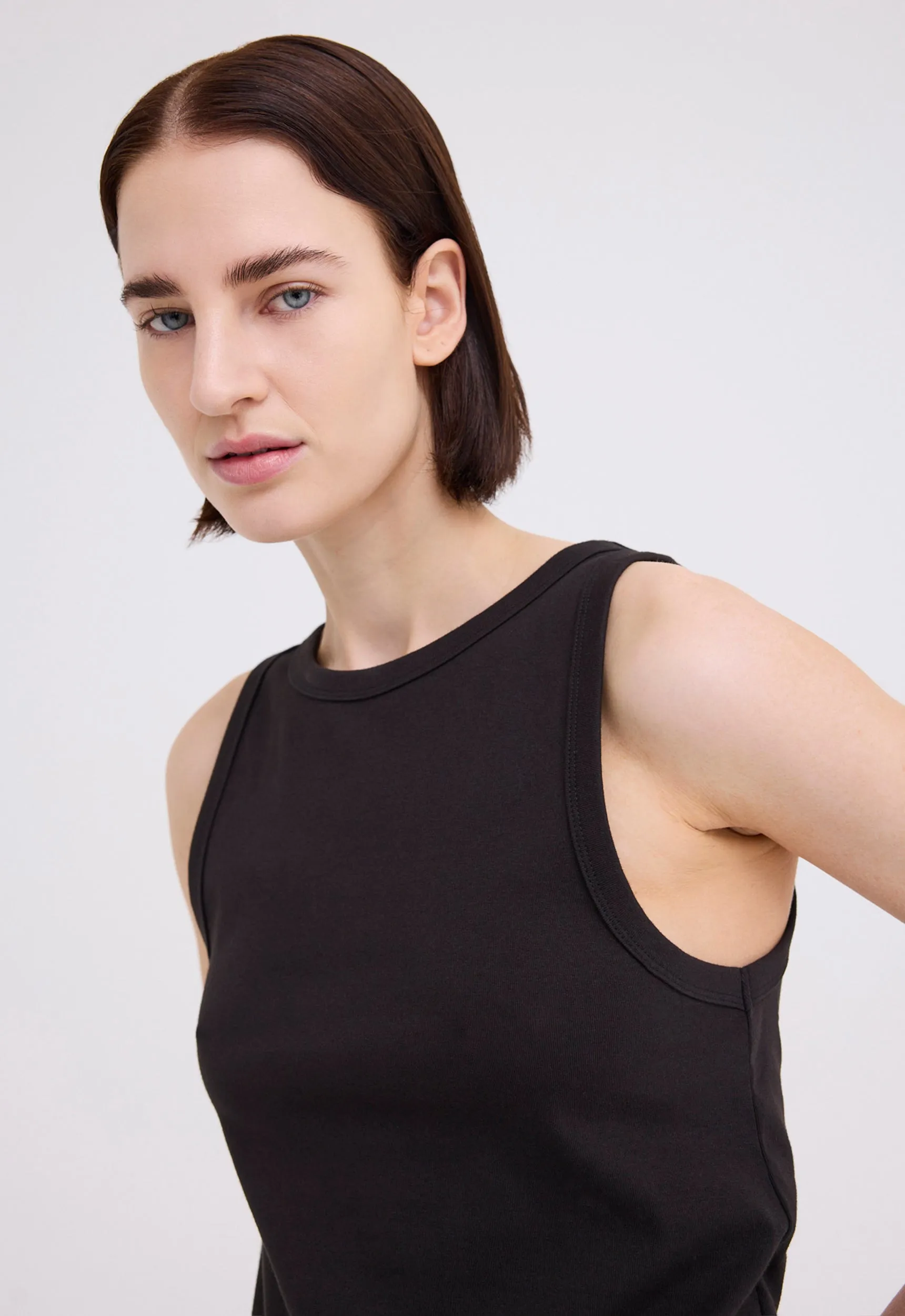 Mies Organic Cotton Tank - Black