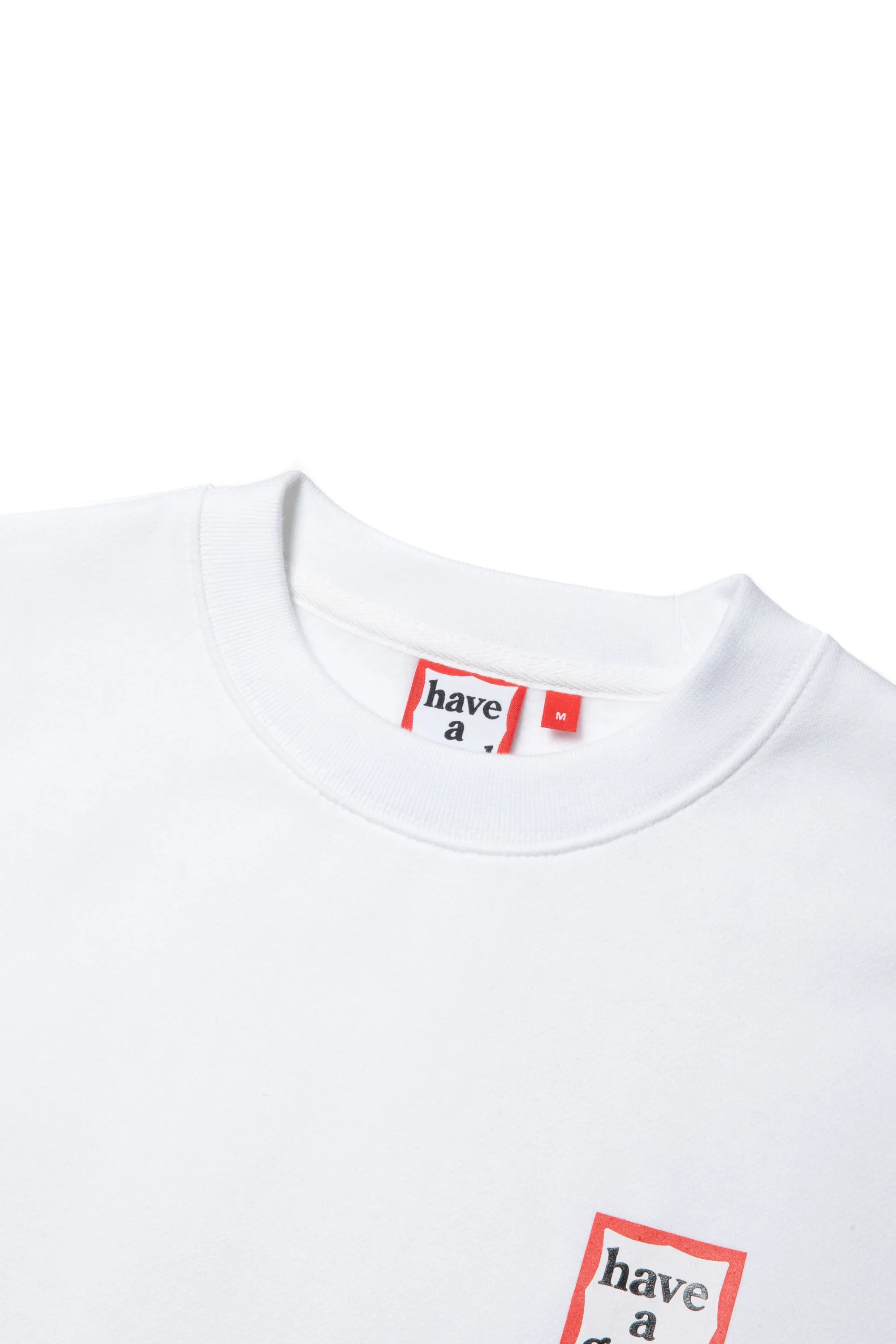 MINI FRAME CREWNECK FL WHITE