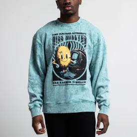 Miss Minutes Teal Crew Sweatshirt