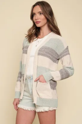 Multi Stripe Cardigan