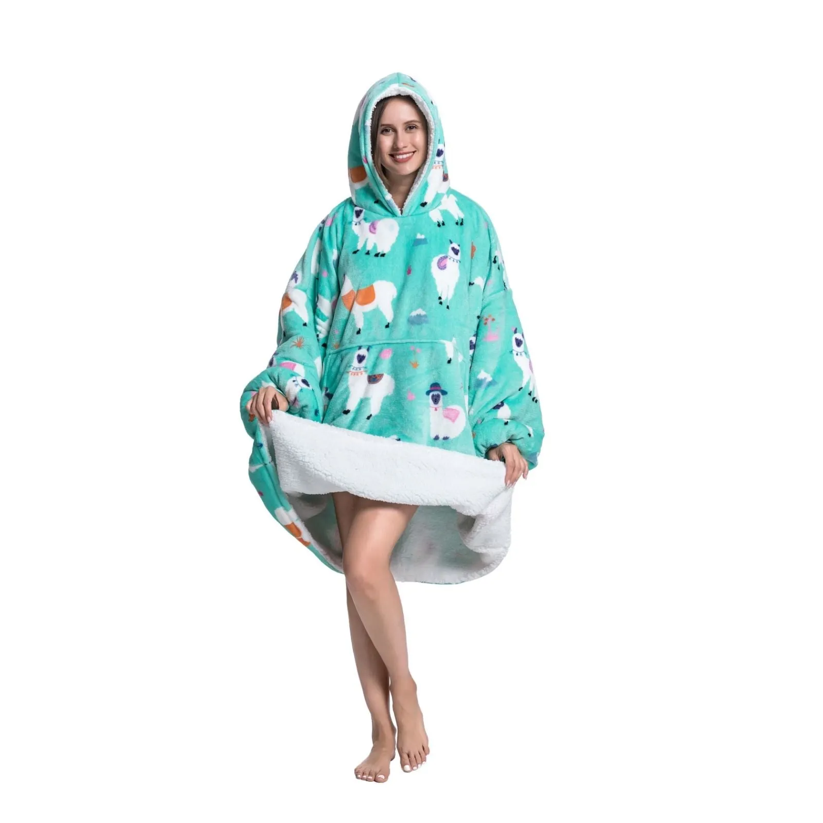 My Snuggy - Adult Llama Hoodie Blanket