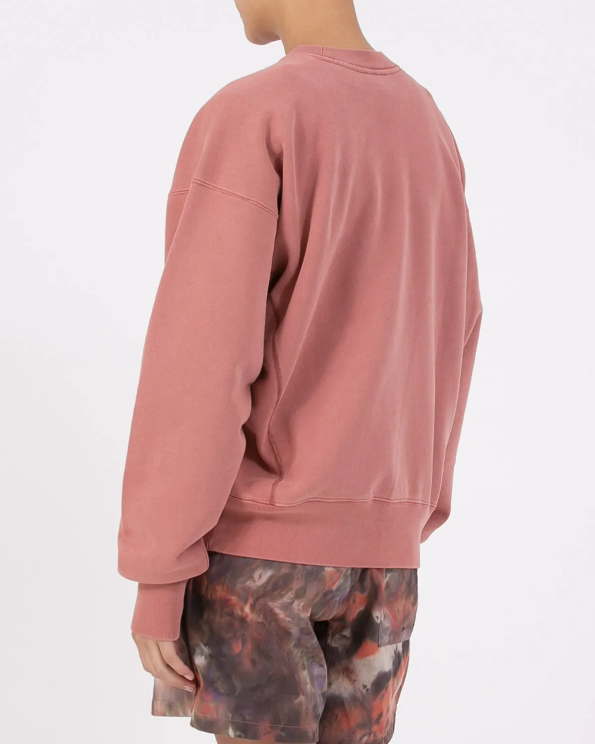 Natural Dyed Crew Fleece - Brick