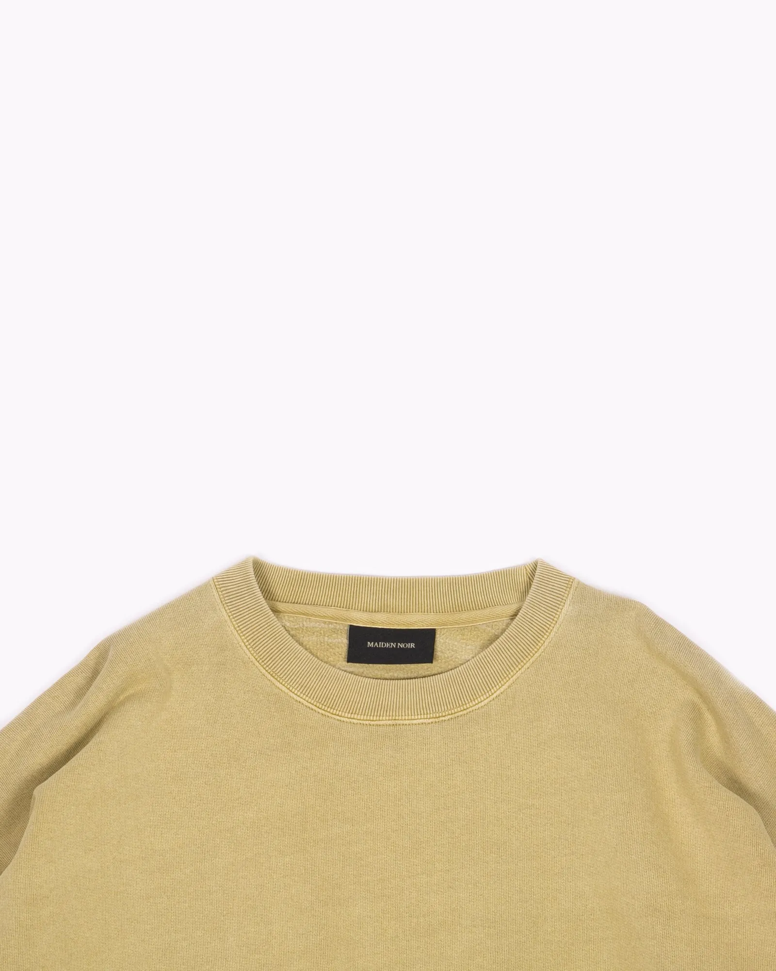 Natural Dyed Crew Fleece - Moss