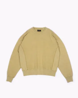 Natural Dyed Crew Fleece - Moss