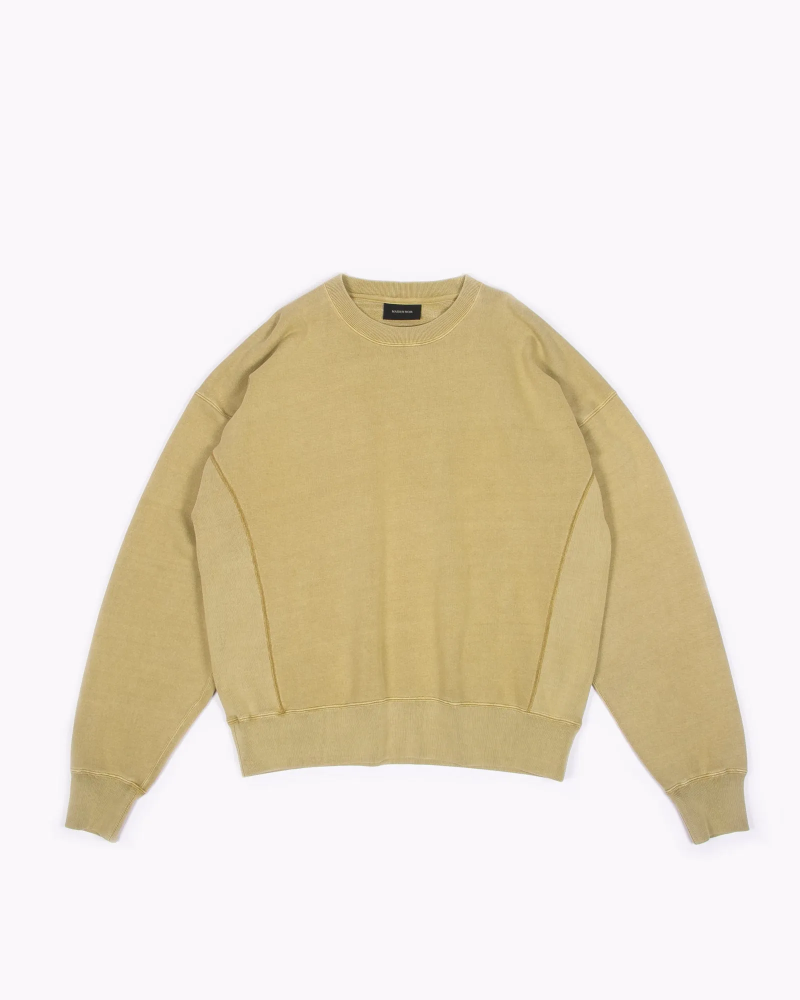 Natural Dyed Crew Fleece - Moss