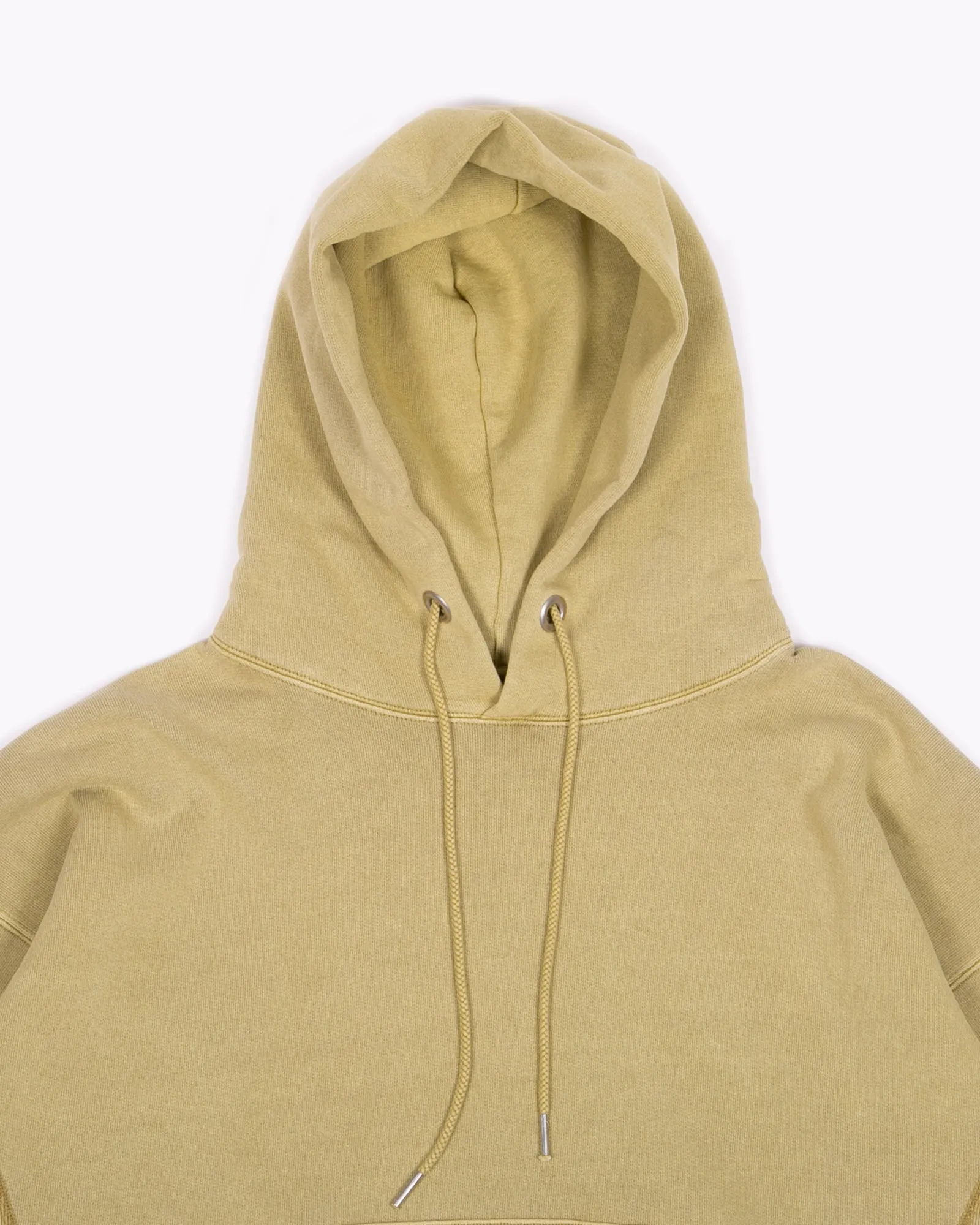 Natural Dyed Hoodie Fleece - Moss