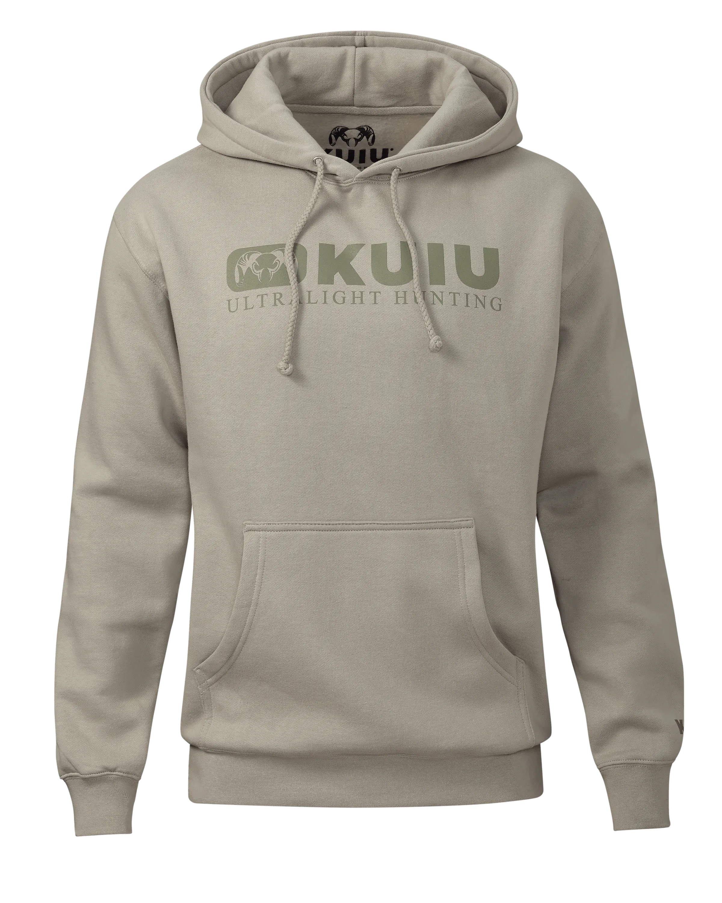 Outlet Block Logo Hoodie | Cement