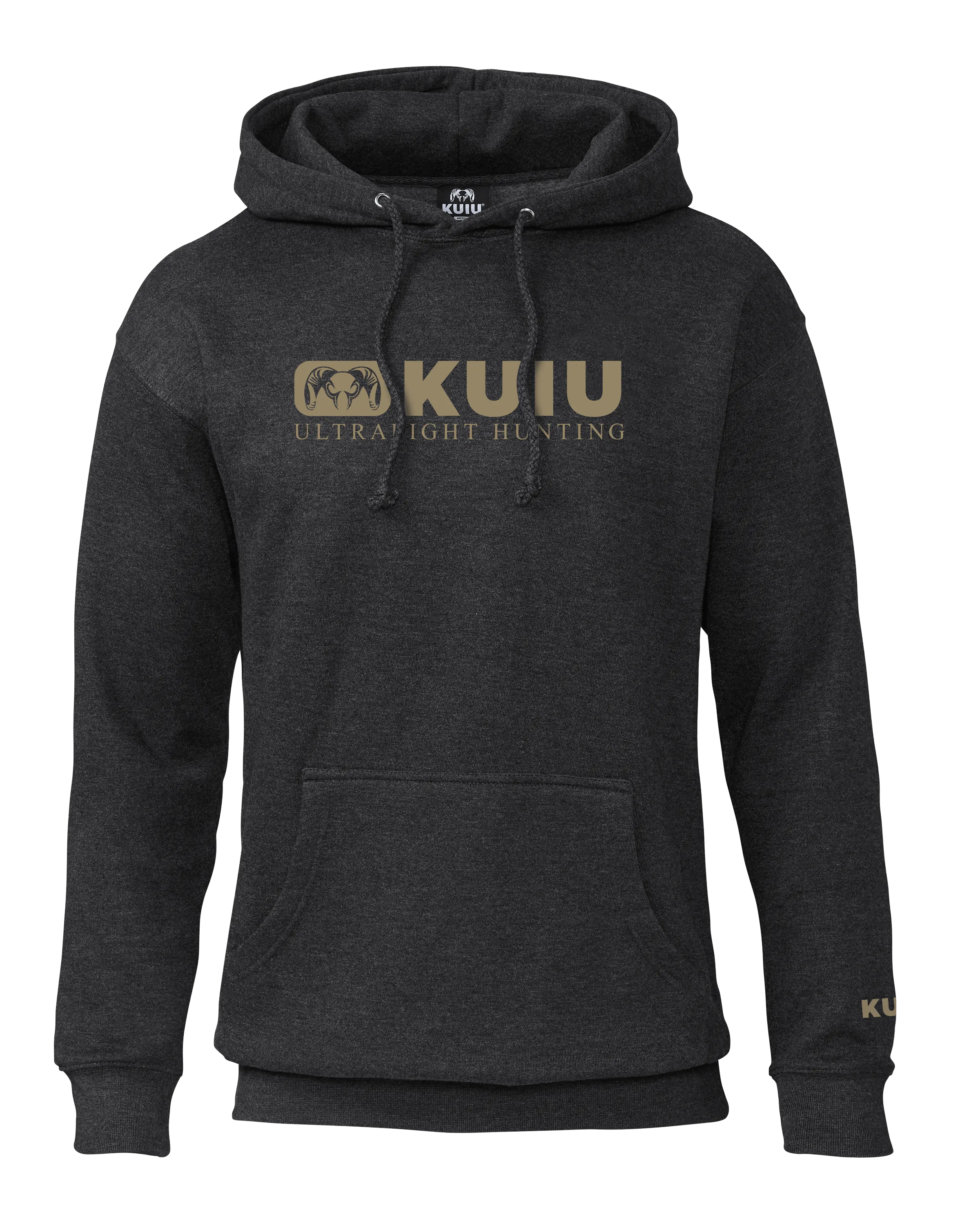 Outlet Block Logo Hoodie | Charcoal