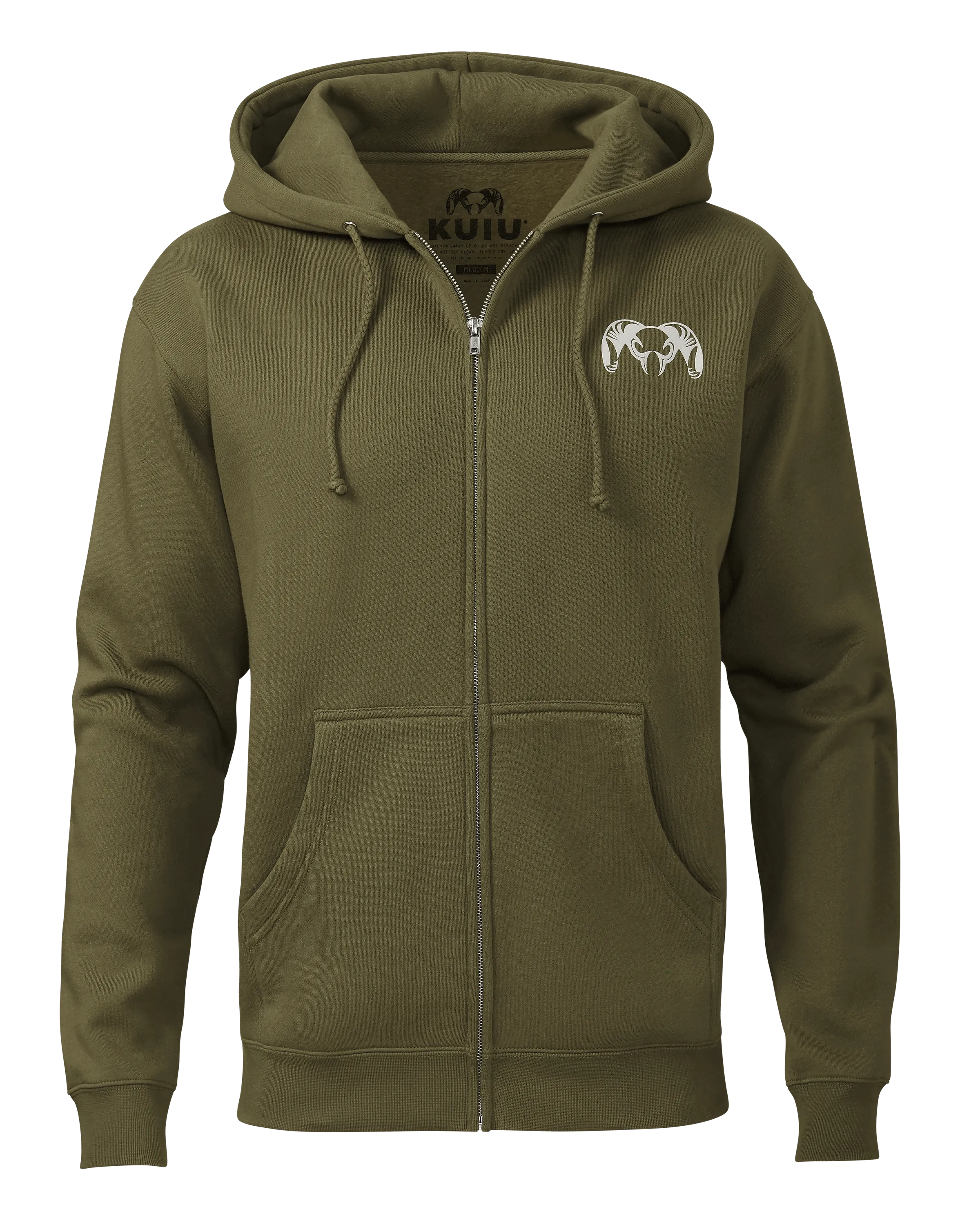 Outlet KUIU Island Full-Zip Hoodie | Army