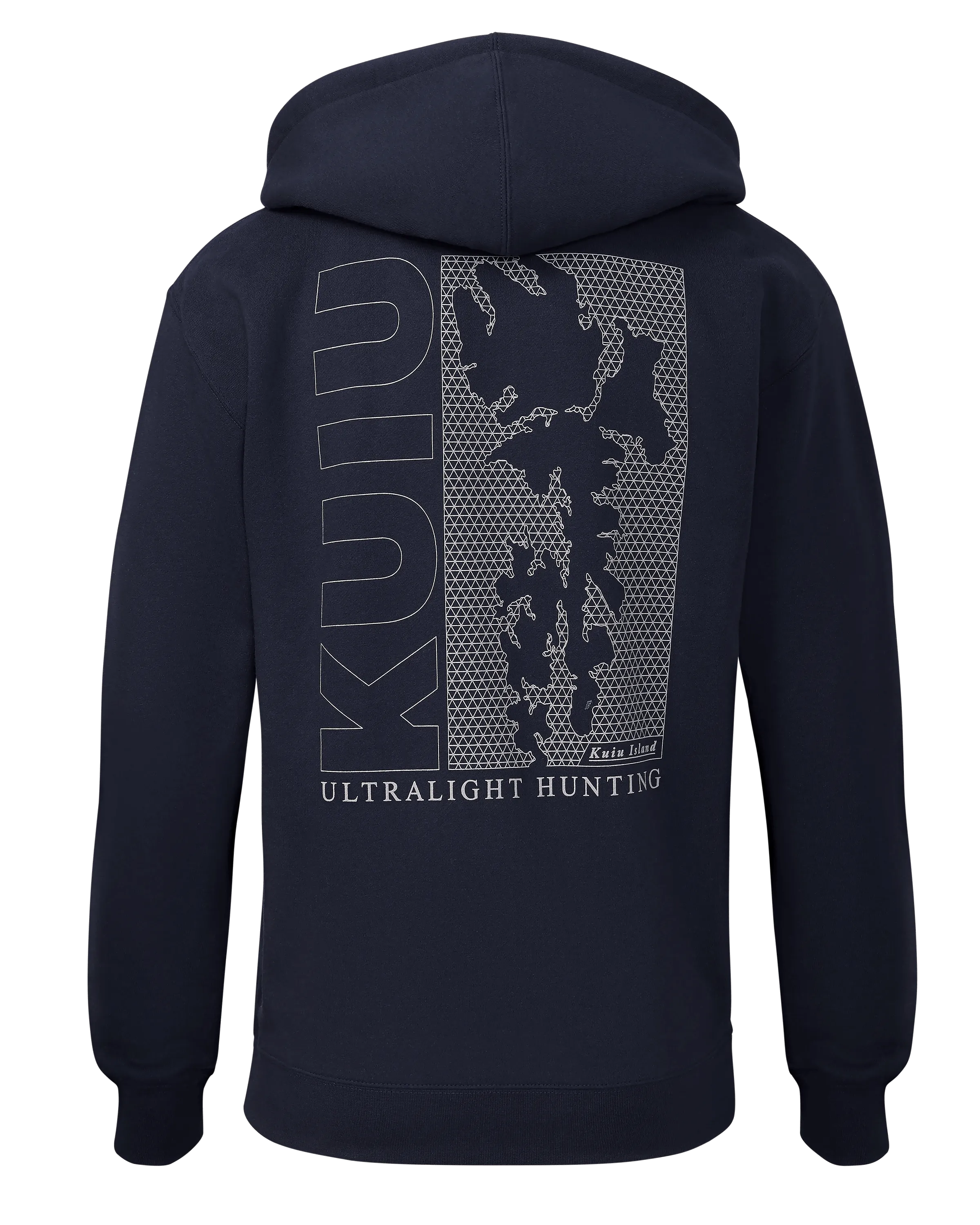 Premium Navy Full-Zip Hoodie from KUIU Island Collection