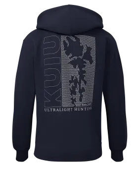 Premium Navy Full-Zip Hoodie from KUIU Island Collection