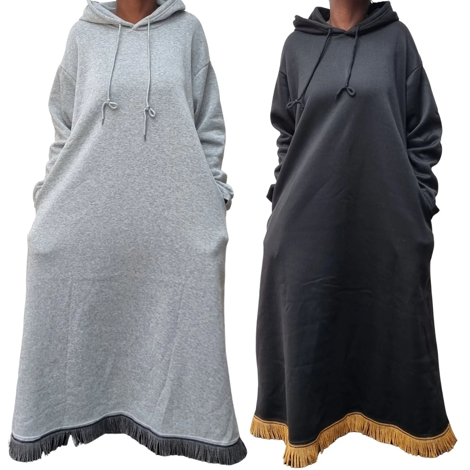 Oversized Hooded Maxi Dress