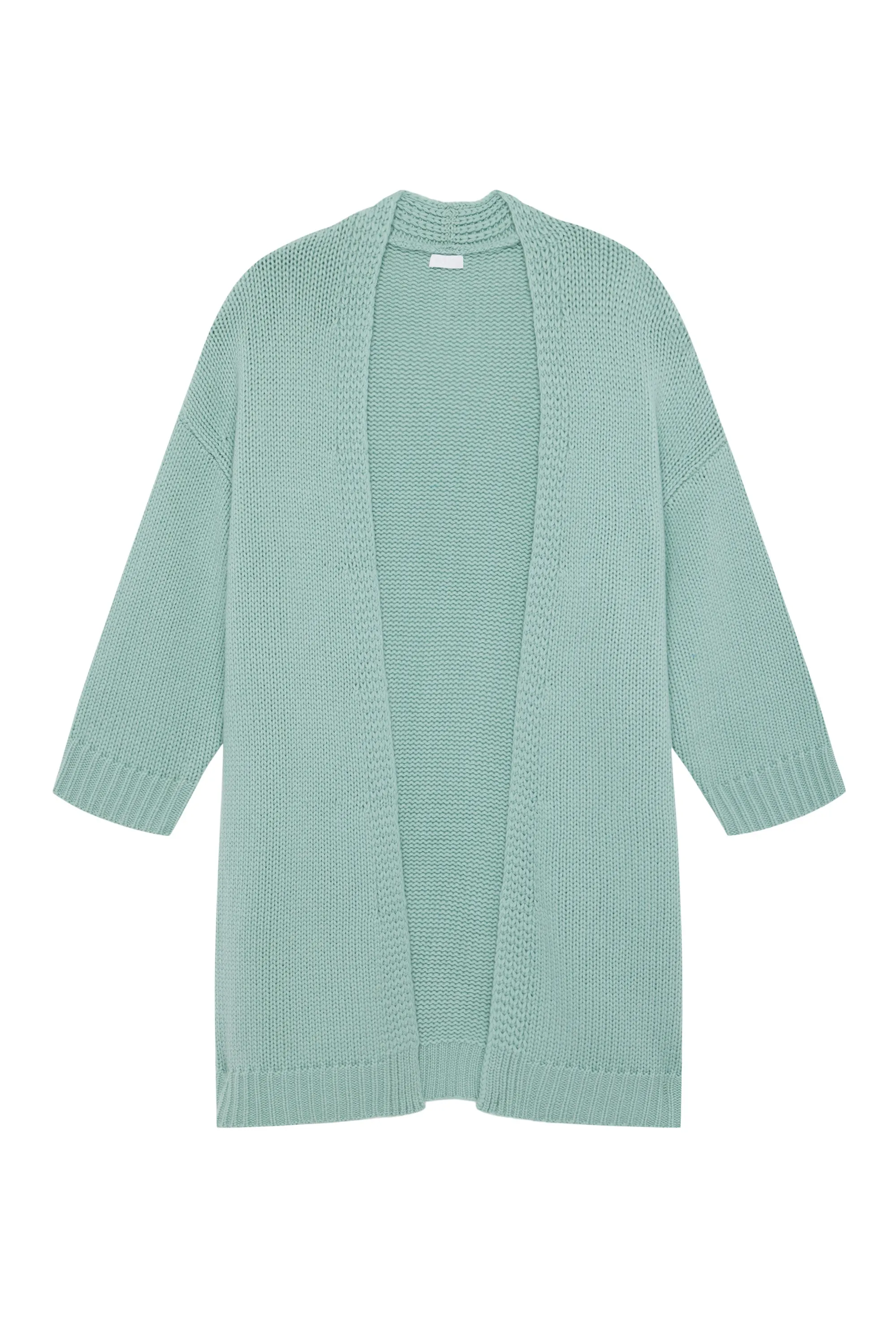 PERRY  OPEN FRONT CARDIGAN | SEAFOAM