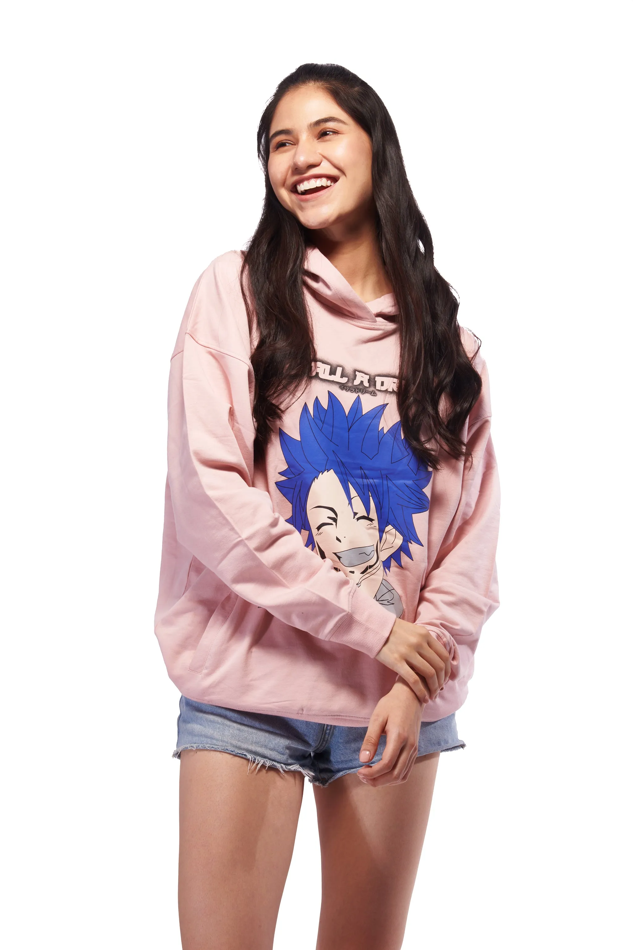 Pink Oversized Hoodie