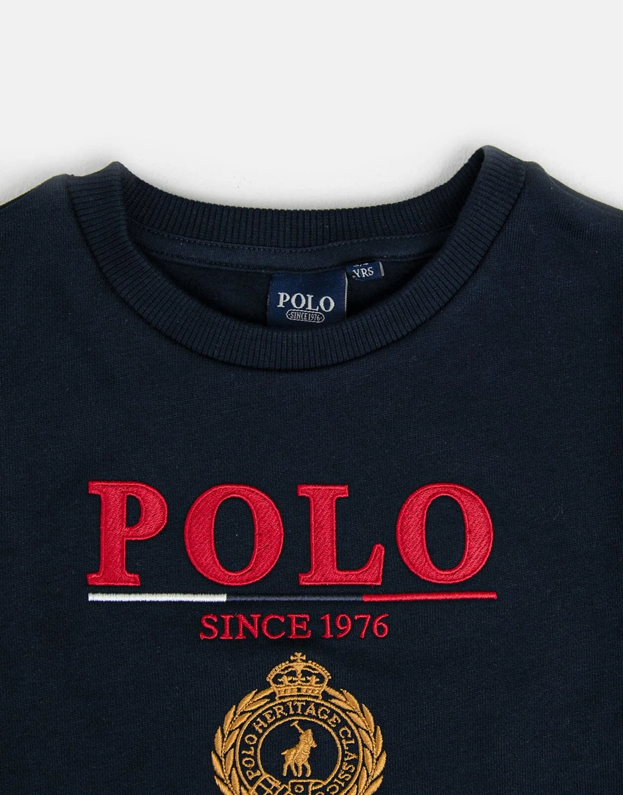 Polo Bradley Crested Navy Sweatshirt