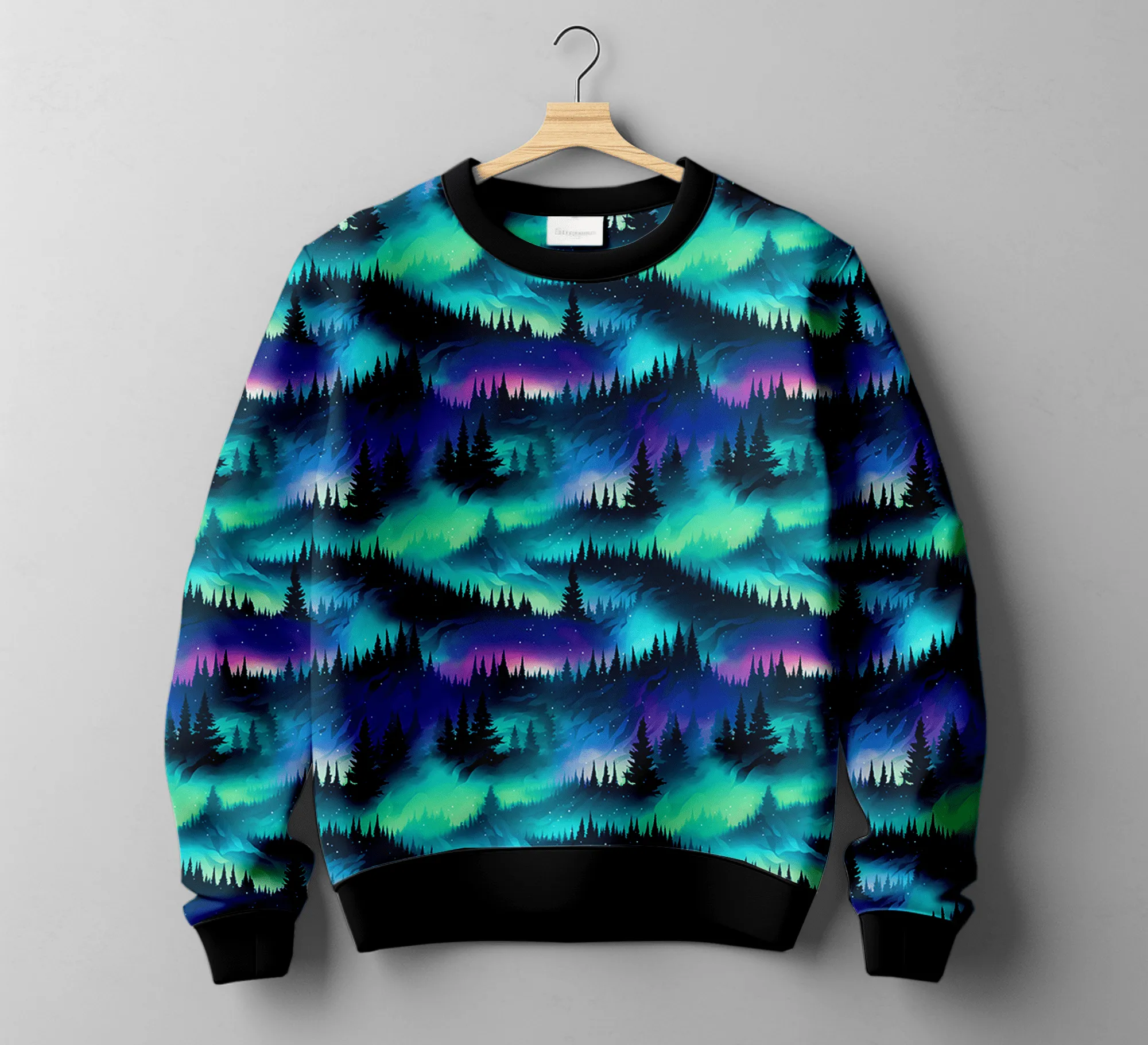 [Pre Order] Fabulous Fall Northern Lights - Kids Crew Neck Sweatshirt (EST SHIP LATE OCT)