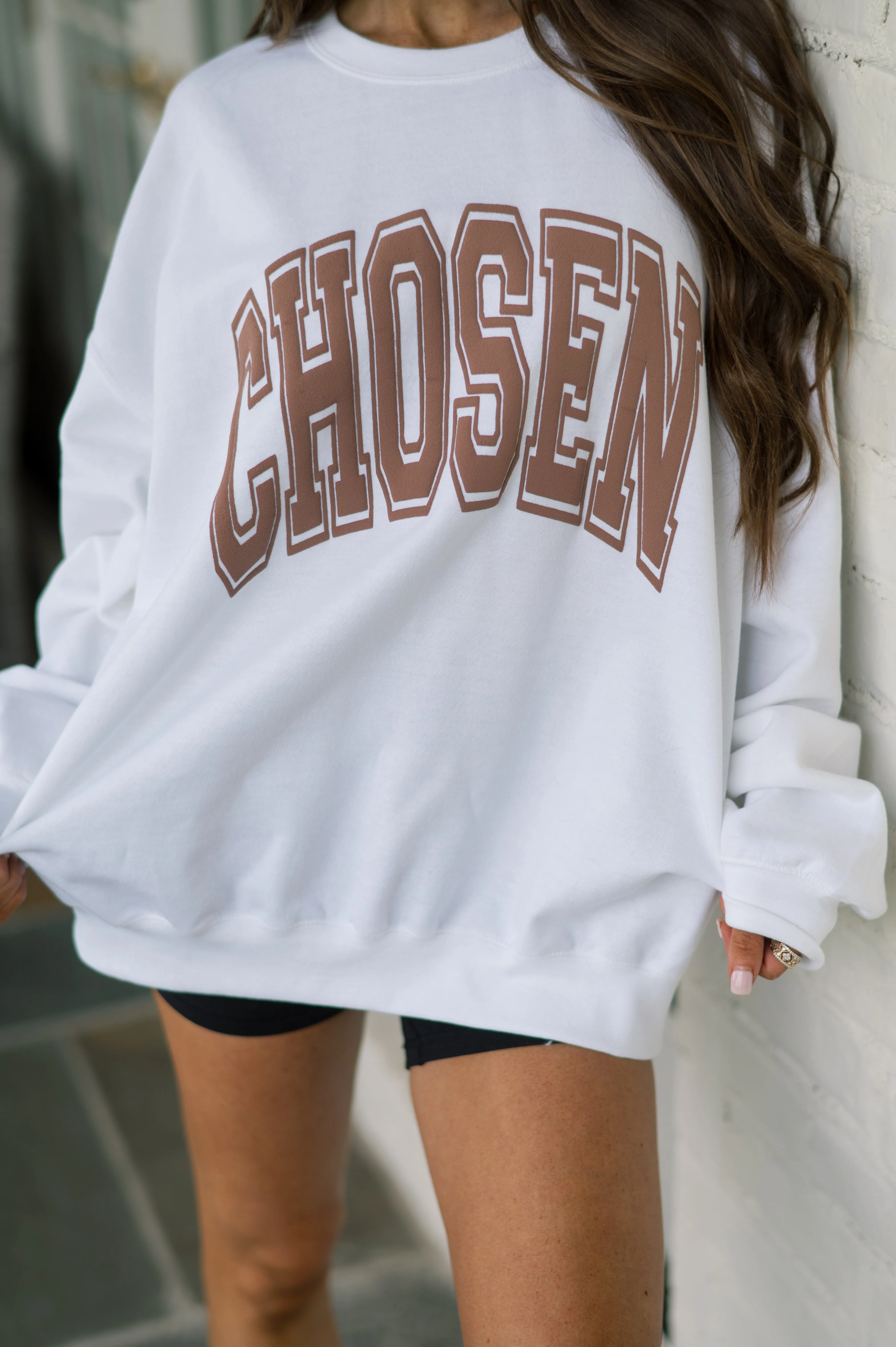 "Chosen" Sweatshirt- Off White