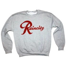 Raincity Crewneck (Men's) Concrete/Red