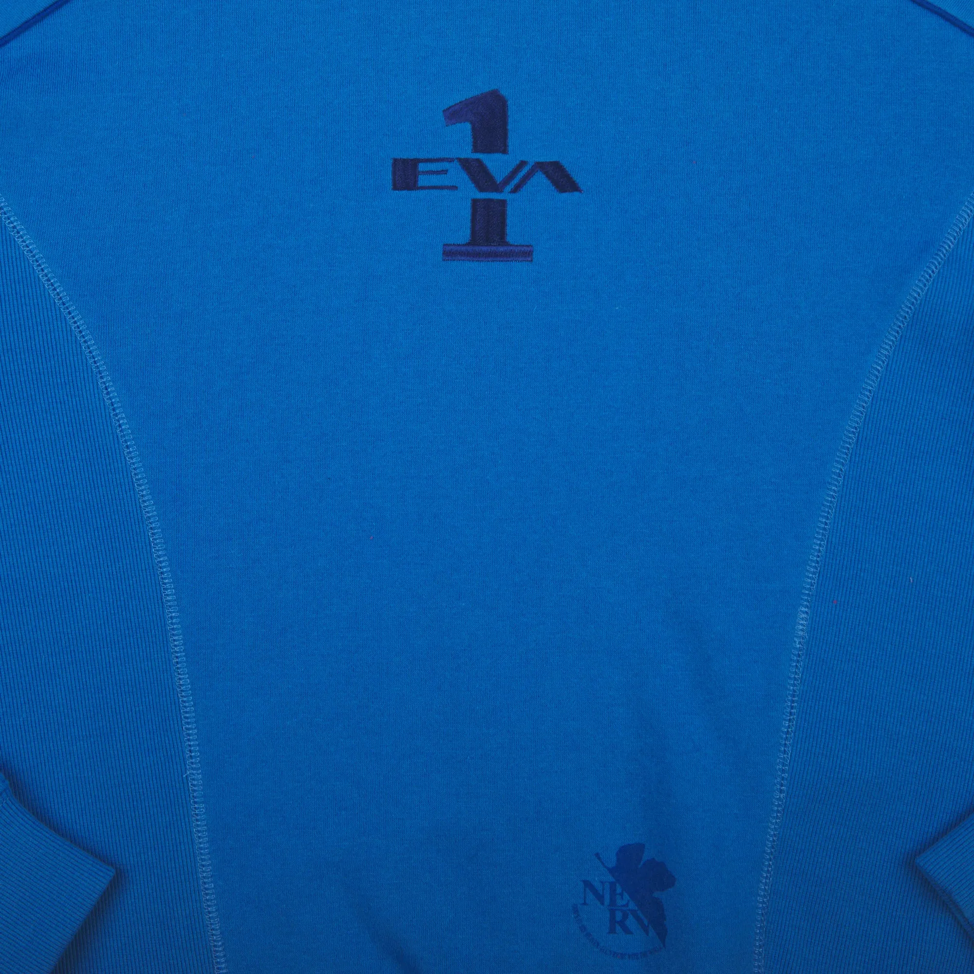 Shinji Ikari Blue Mock Neck Sweatshirt