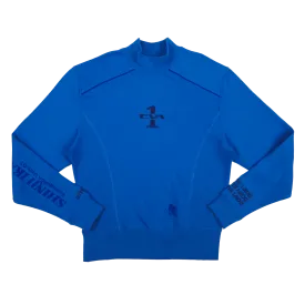 Shinji Ikari Blue Mock Neck Sweatshirt