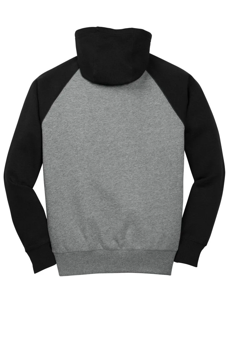 Sport-Tek® Raglan Colorblock Pullover Hooded Sweatshirt