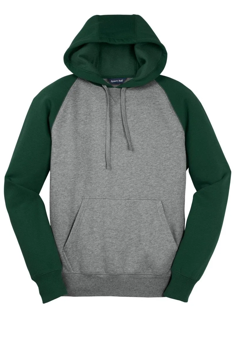 Sport-Tek® Raglan Colorblock Pullover Hooded Sweatshirt