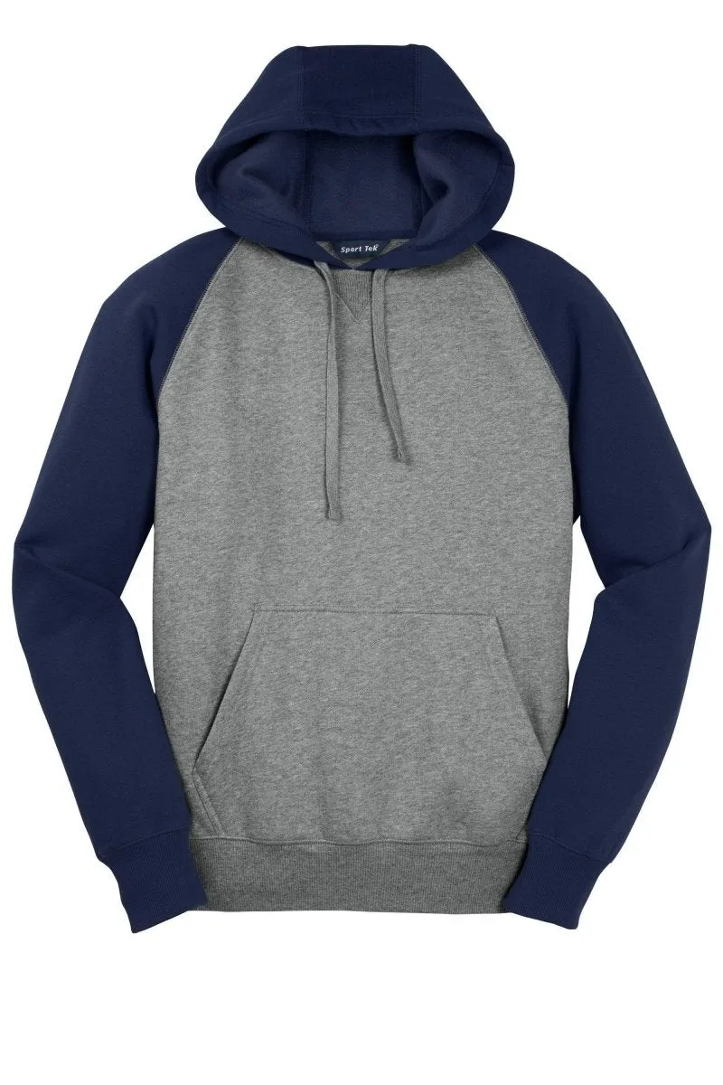 Sport-Tek® Raglan Colorblock Pullover Hooded Sweatshirt