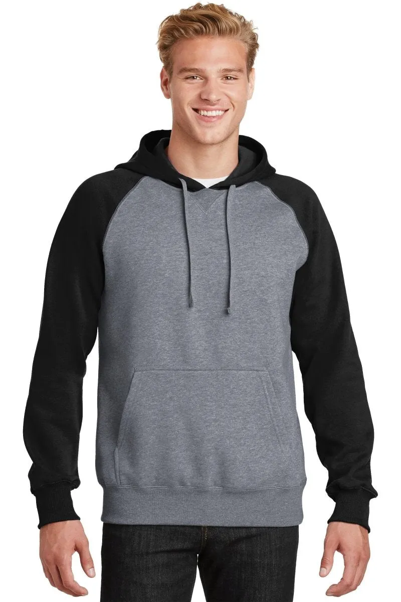 Sport-Tek® Raglan Colorblock Pullover Hooded Sweatshirt