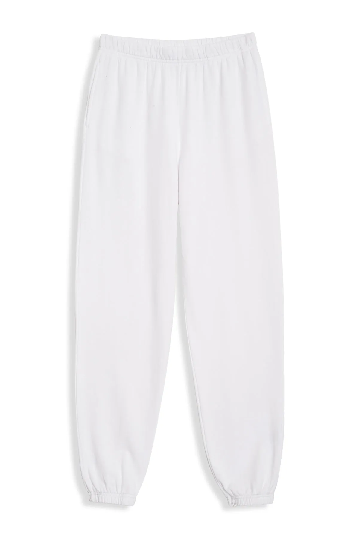 Stateside Softest Fleece Sweatpant with Pockets in White