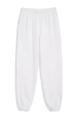 Stateside Softest Fleece Sweatpant with Pockets in White