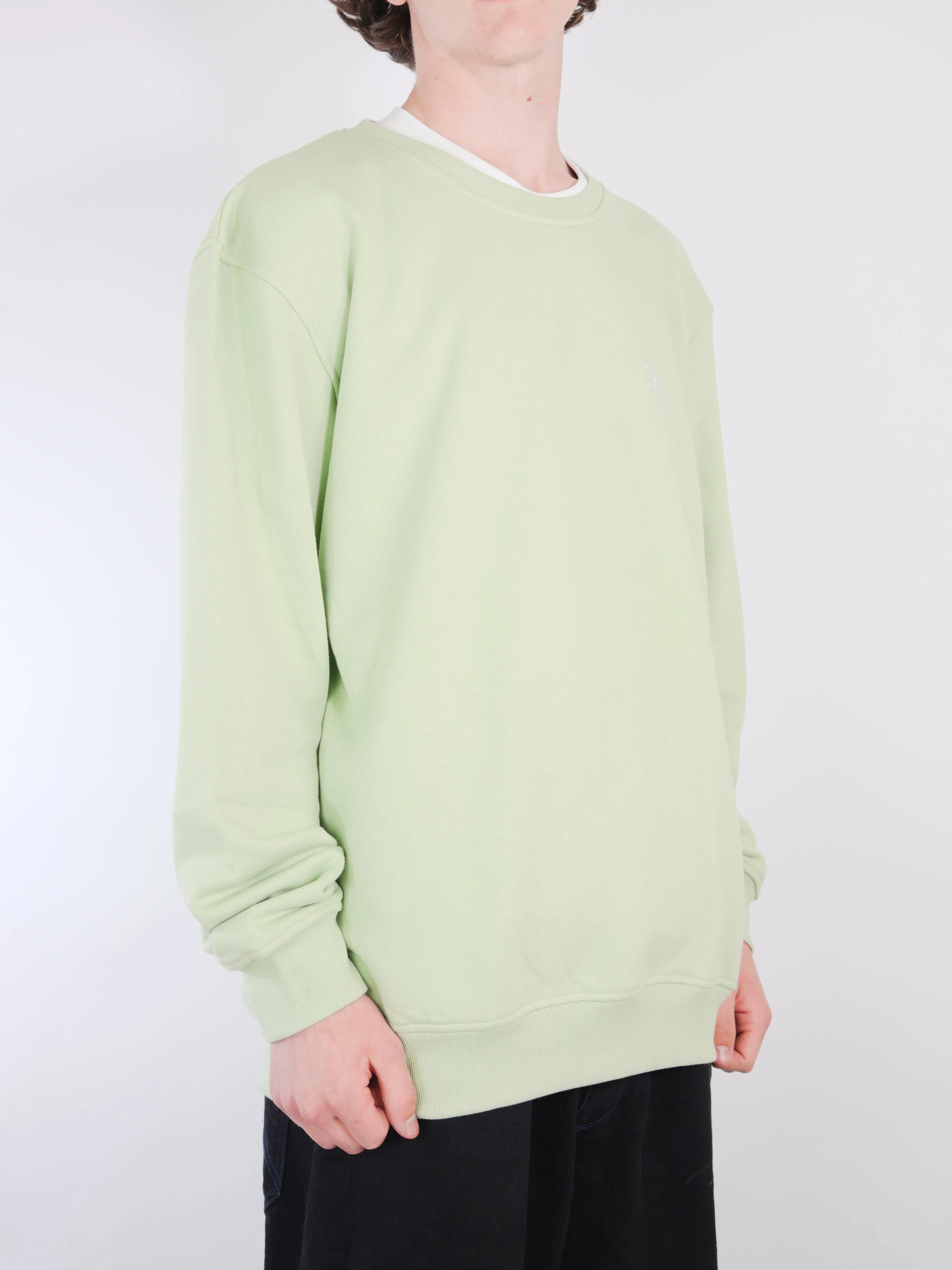 Studio Skateboards - Small Script - Crew Neck Sweat - Kiwi Green