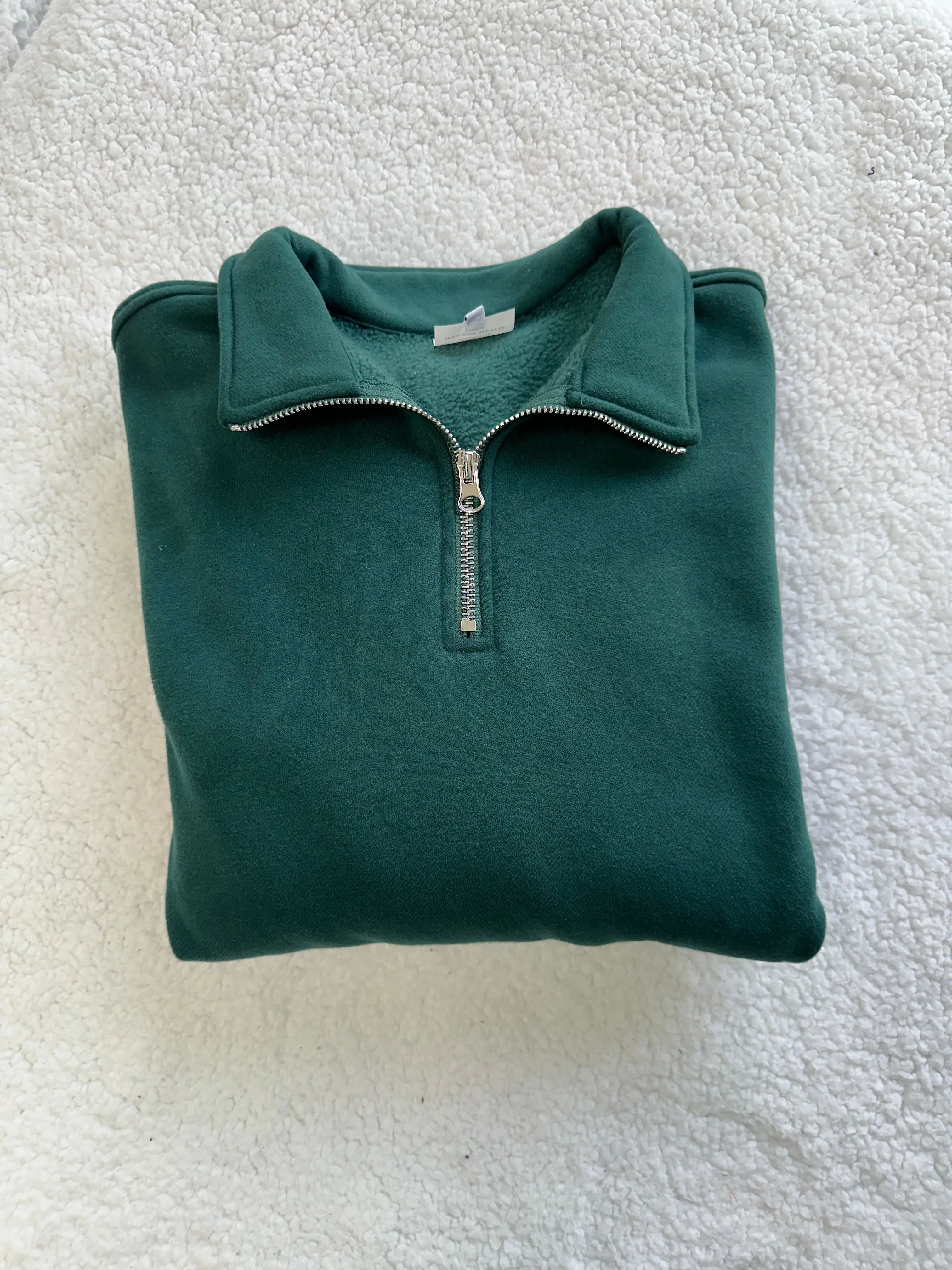 Sunkissedcoconut Blank Quarter-Zip Sweatshirt