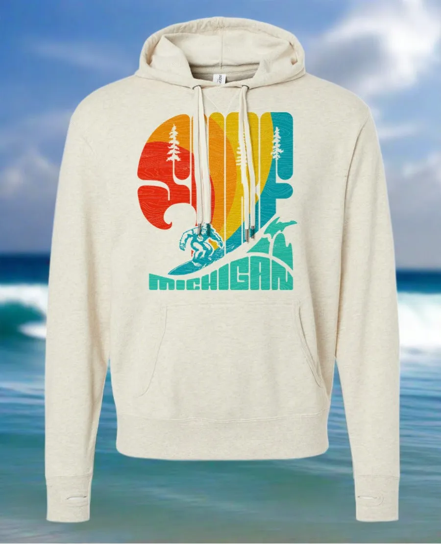 Surf Michigan Pullover Hoodie | Tee See Tee Exclusive