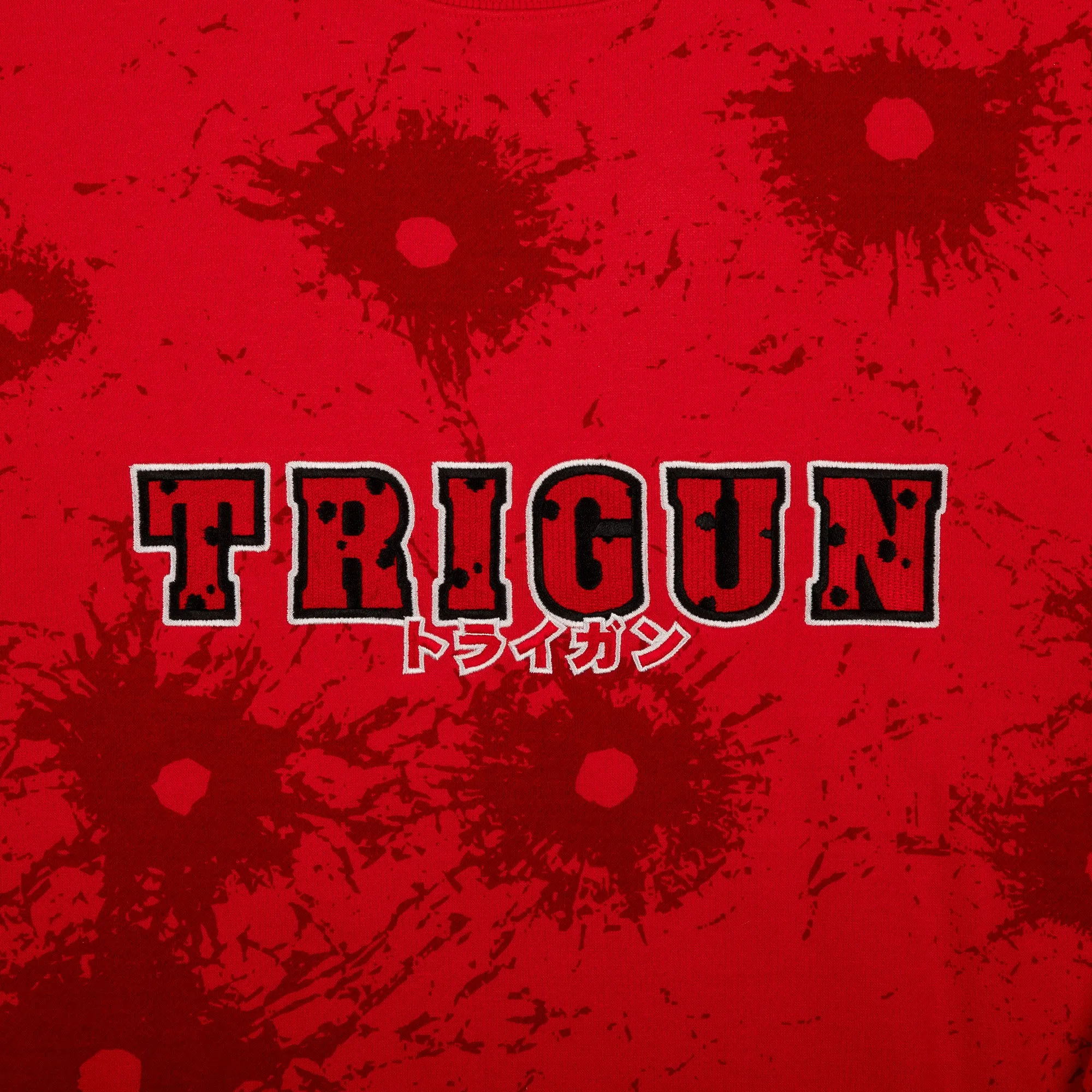 Trigun Red Crew Neck Sweatshirt