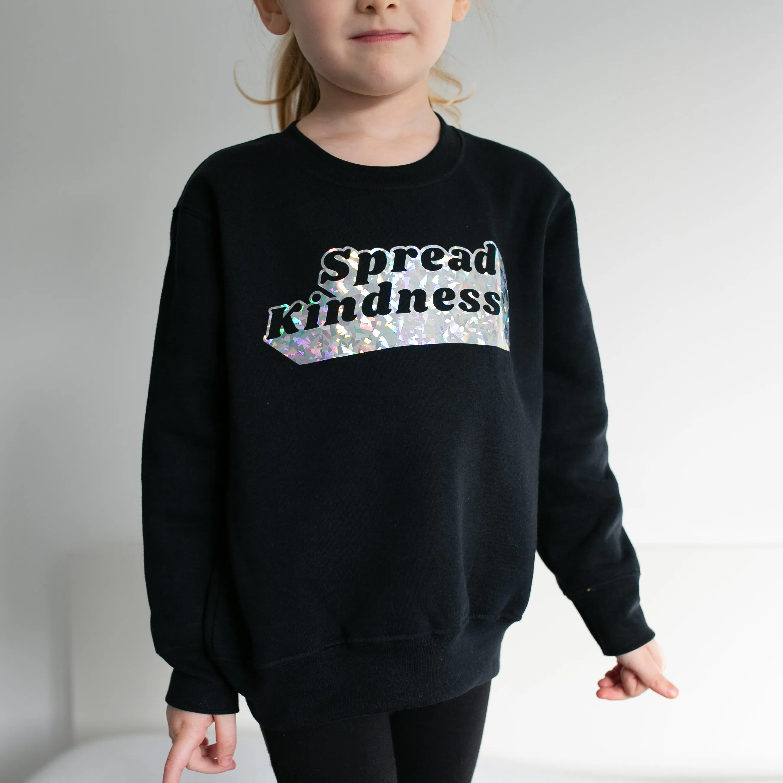 Unisex Spread Kindness Black Sweater